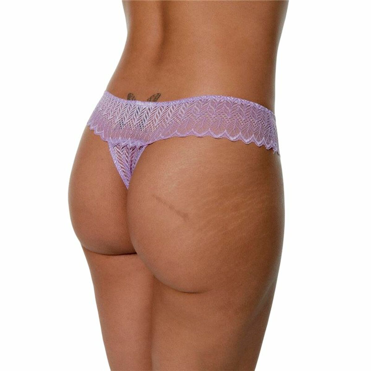 Tanga Black Limba Binia  Violeta
