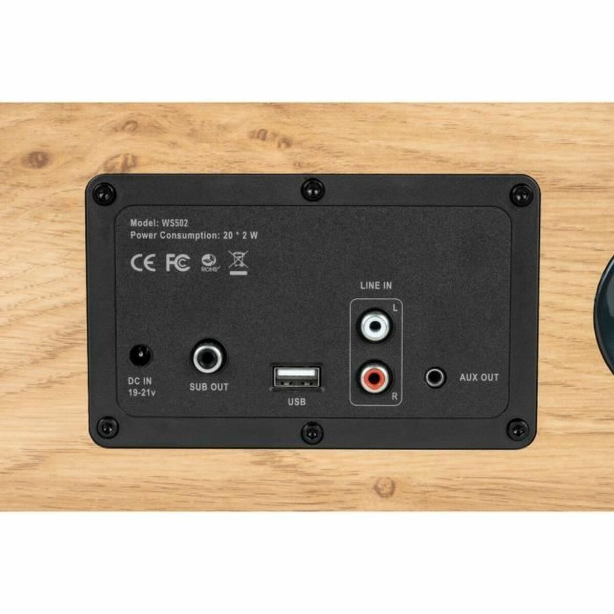 Altavoz Portátil Thomson WS502 Negro Beige 100 W