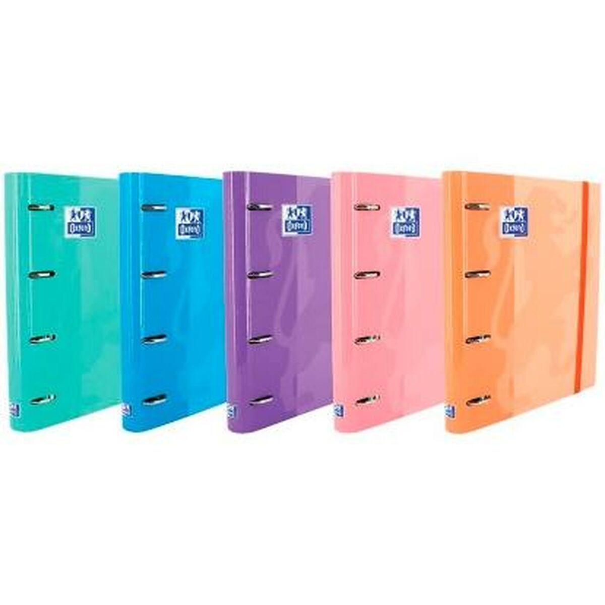 Carpeta de anillas Oxford EUROPEANBINDER Multicolor A4+ (10 Unidades)