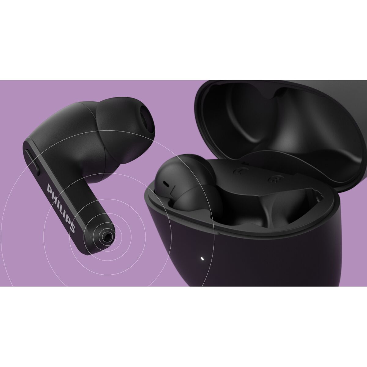 Auriculares Bluetooth Philips TAT2206BK/00 Negro