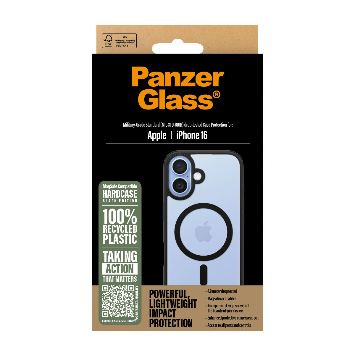Protector de Pantalla para Móvil PanzerGlass iPhone 16 Apple