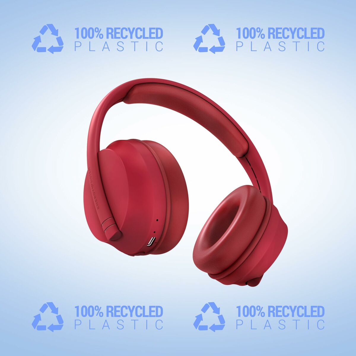 Auriculares de Diadema Bluetooth Energy Sistem 457557 Rojo
