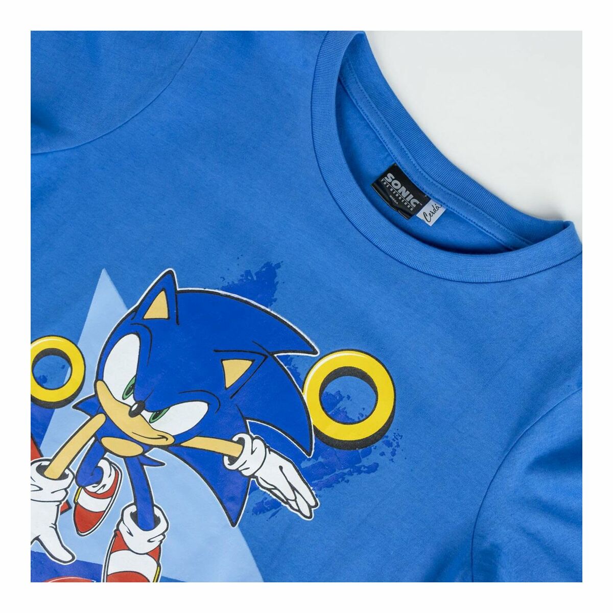 Pijama Infantil Sonic Azul