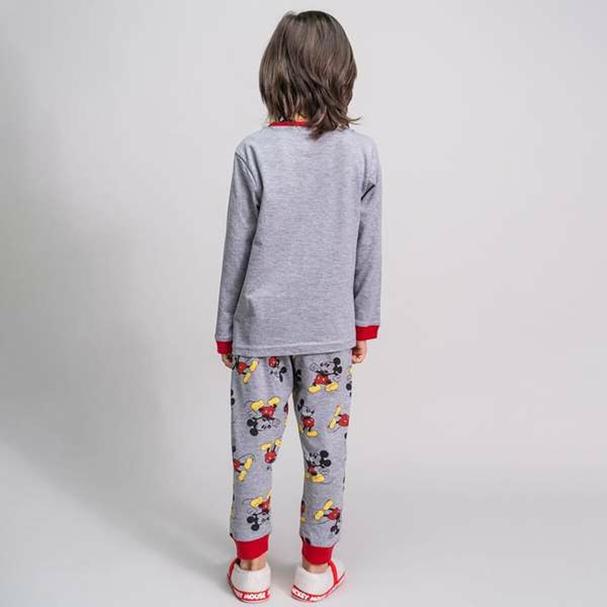Pijama Infantil Mickey Mouse Gris