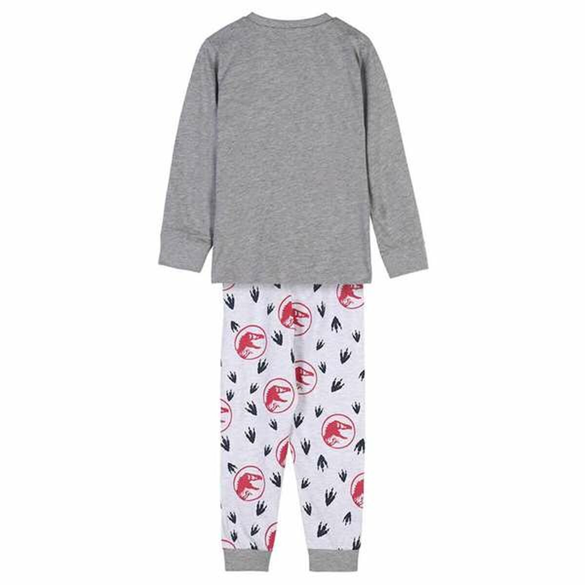 Pijama Infantil Jurassic Park Gris