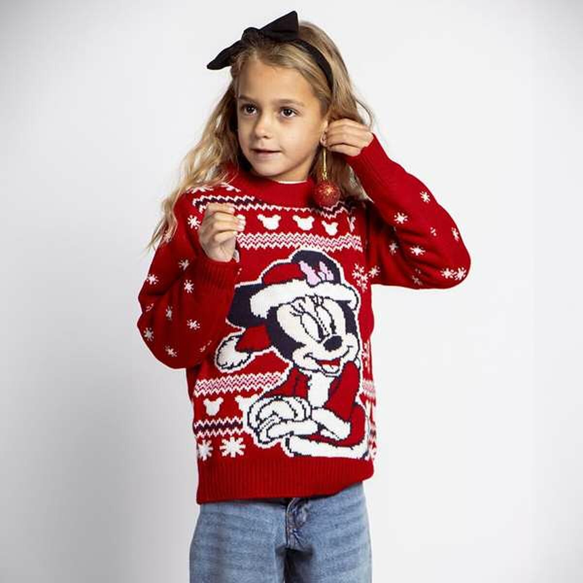 Jersey Unisex Minnie Mouse Rojo