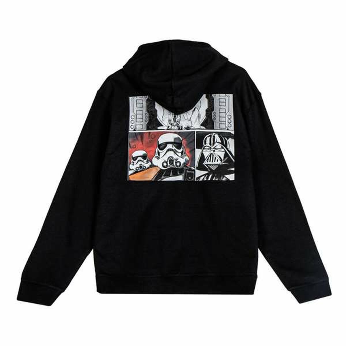 Sudadera con Capucha Unisex Star Wars Negro