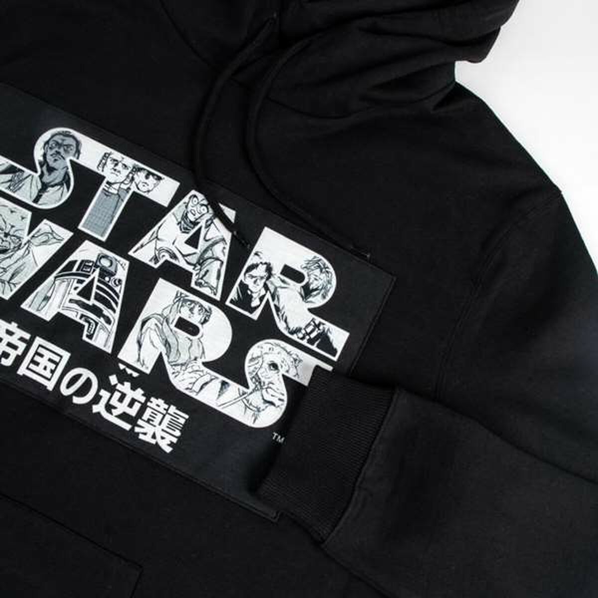 Sudadera con Capucha Unisex Star Wars Negro