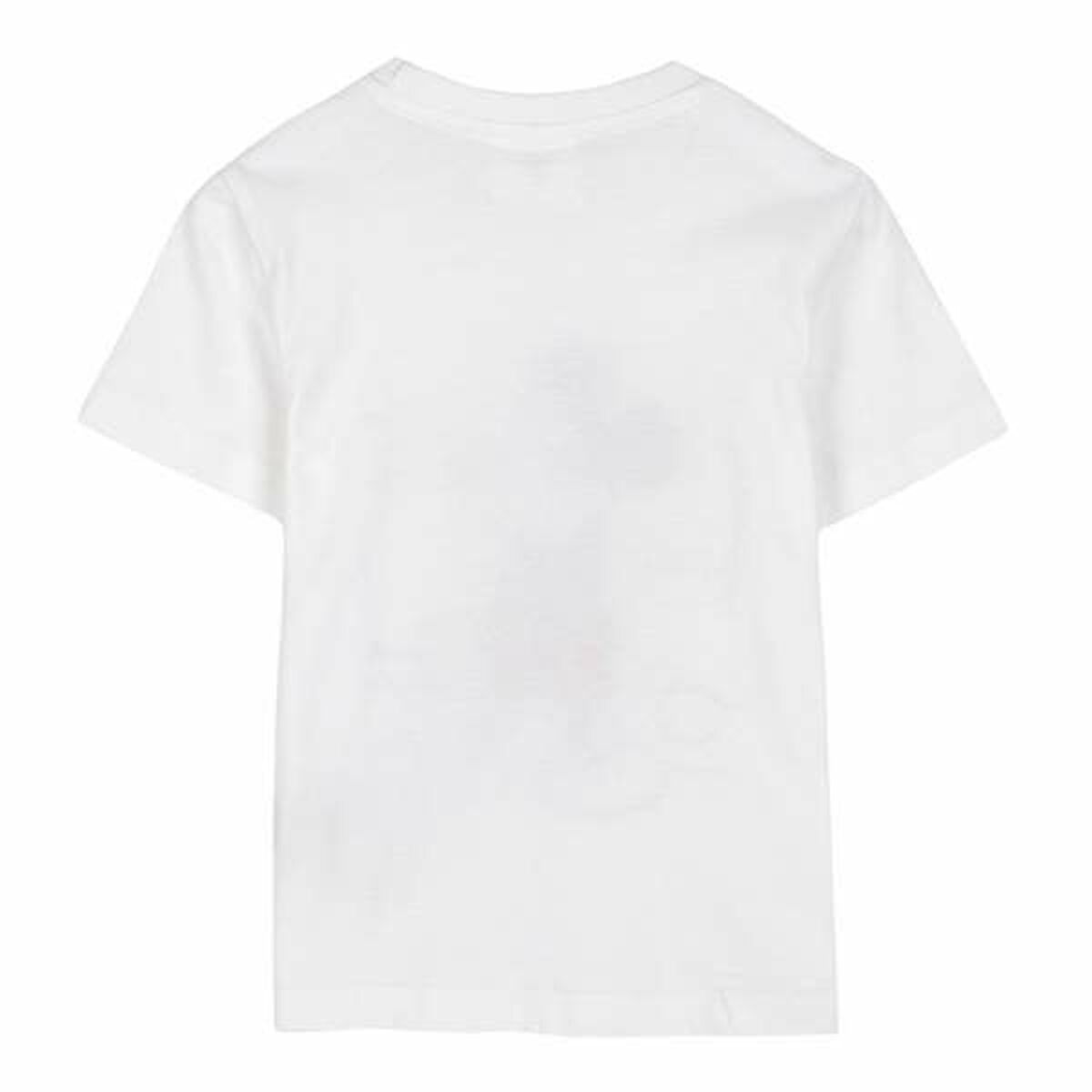 Camiseta de Manga Corta Infantil Mickey Mouse Blanco