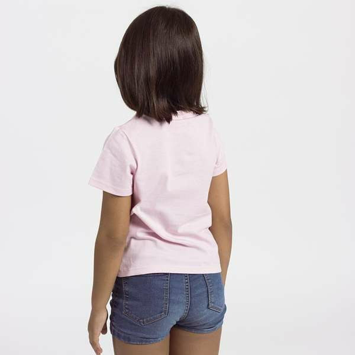 Camiseta de Manga Corta Infantil The Paw Patrol Blanco Rosa