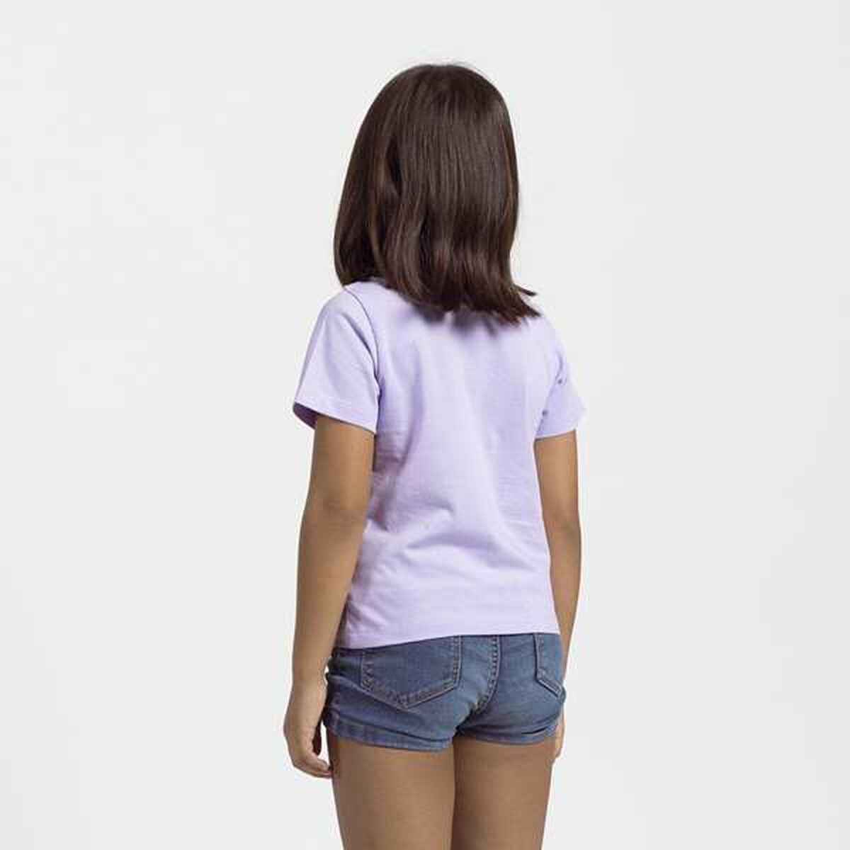 Camiseta de Manga Corta Infantil Gabby's Dollhouse Blanco Morado