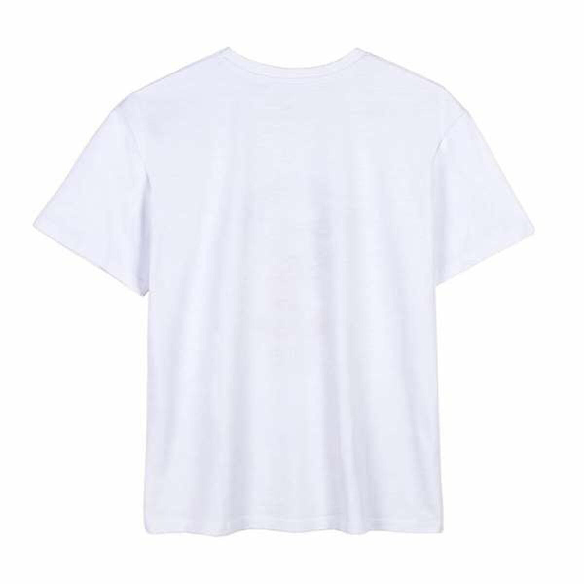 Camiseta de Manga Corta Mujer Mickey Mouse Blanco
