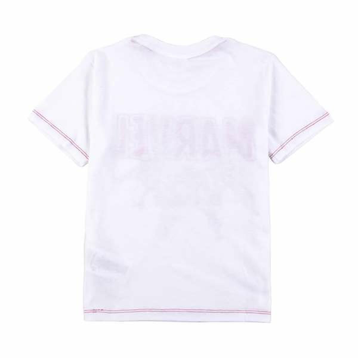 Camiseta de Manga Corta Niño Marvel Blanco