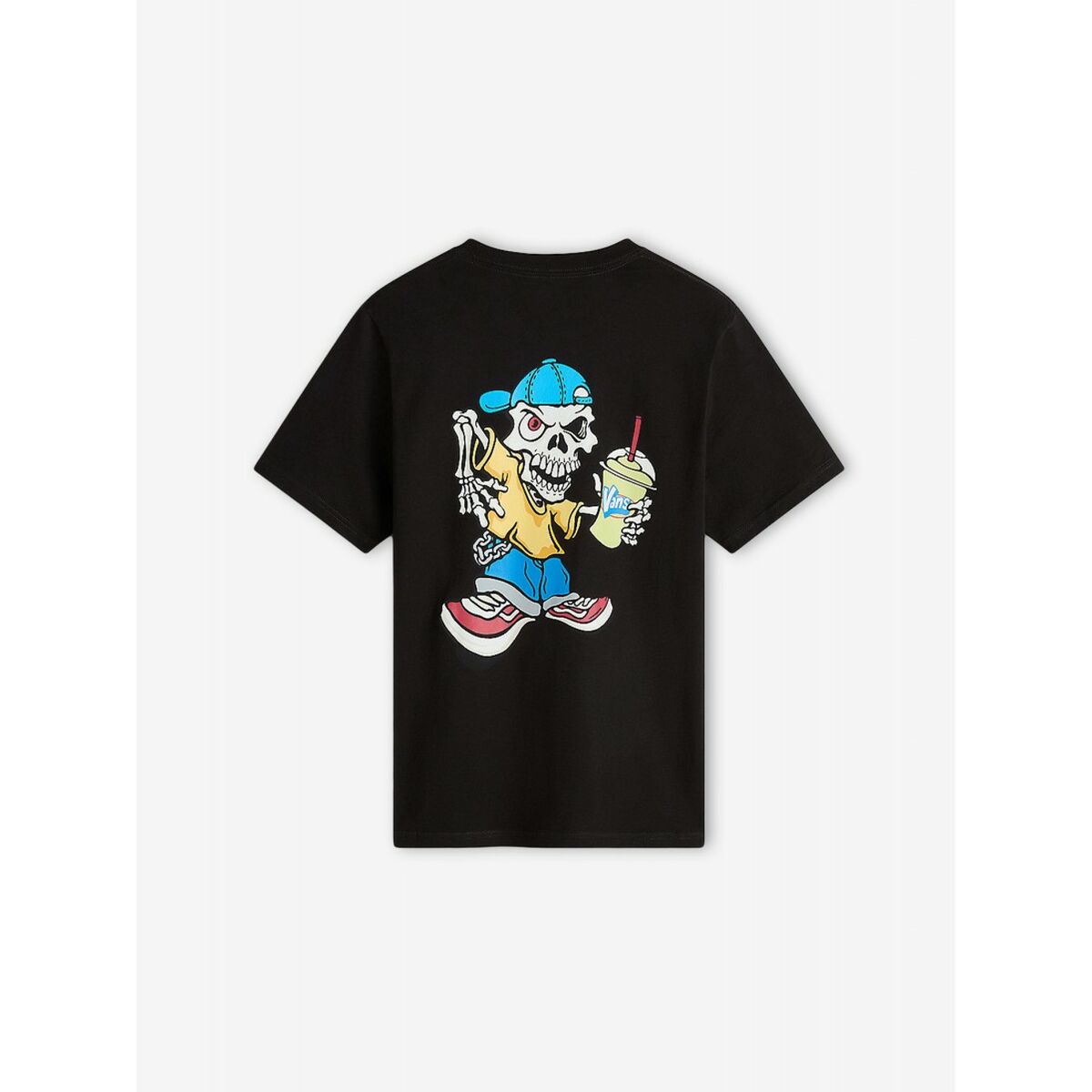 Camiseta de Manga Corta Infantil Vans Lil Reggie SS VN000JC4BLK1 Negro
