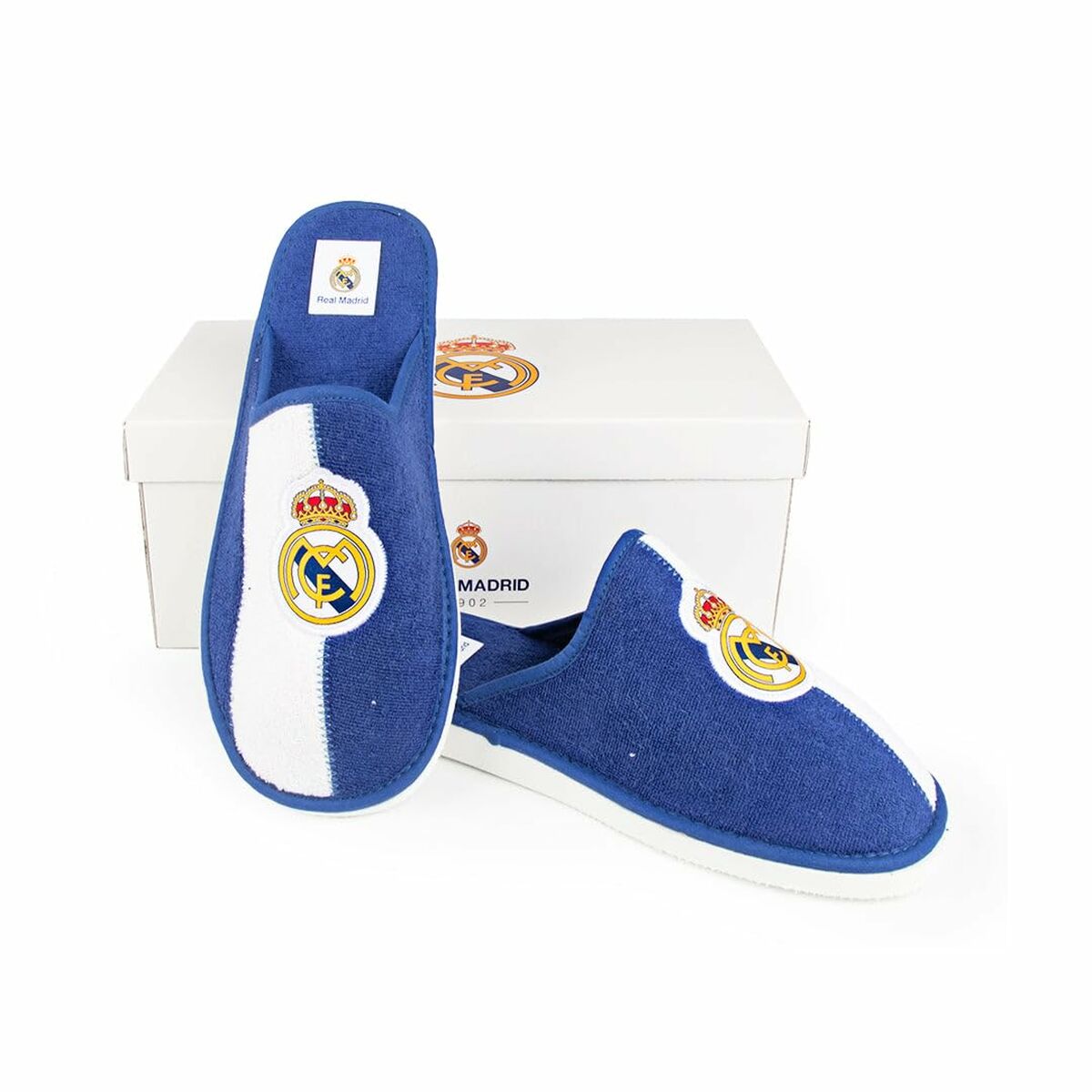 Zapatillas de Estar por Casa Real Madrid C.F. Marpen CFRM12 Blanco