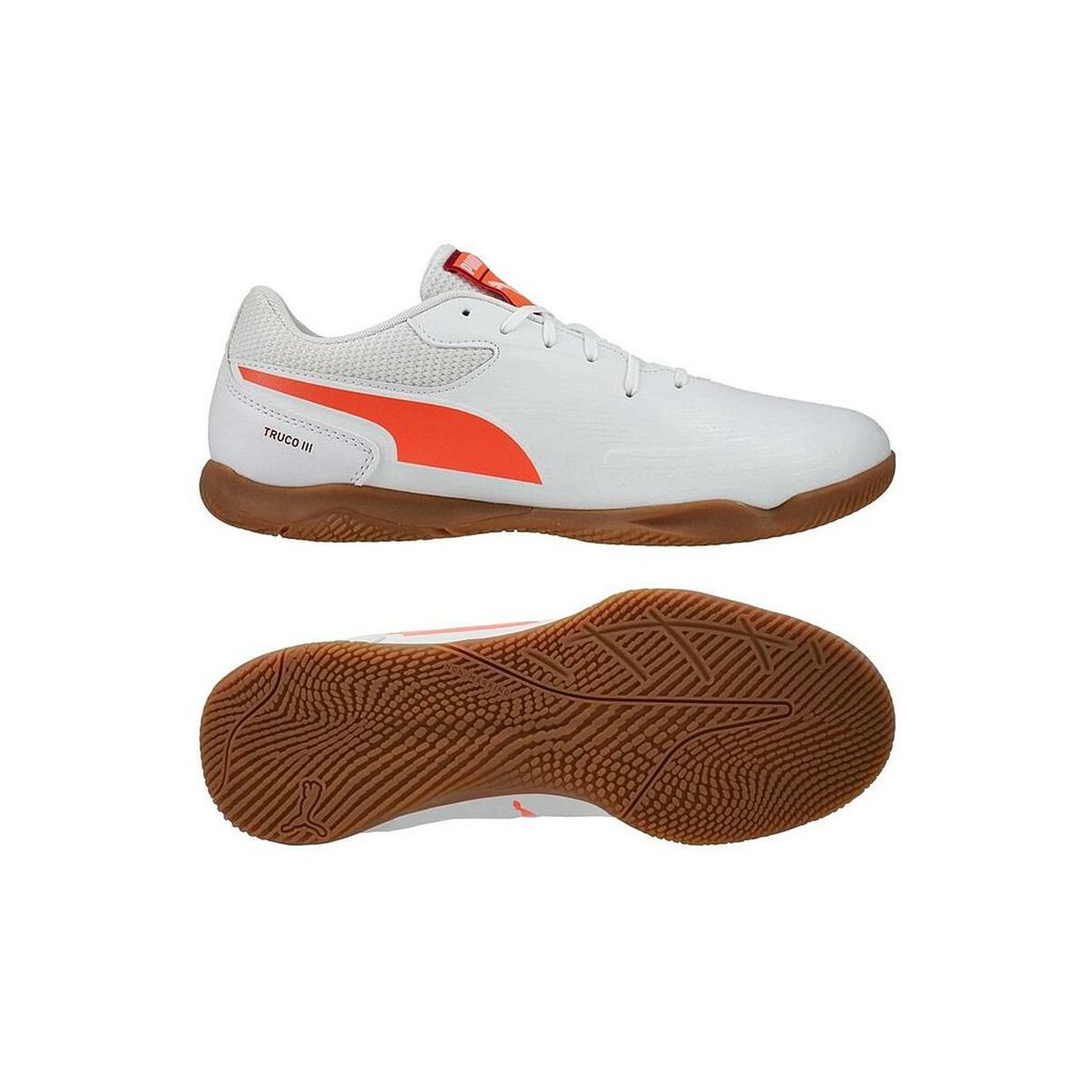 Zapatillas de Fútbol Sala para Adultos Puma TRUCO III 107979 04 Blanco