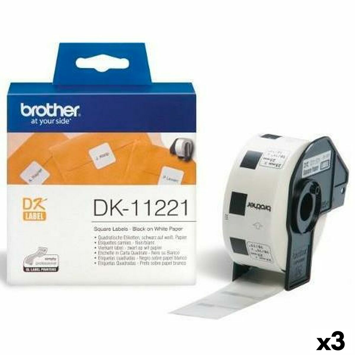 Etiquetadora Manual Brother (3 Unidades)