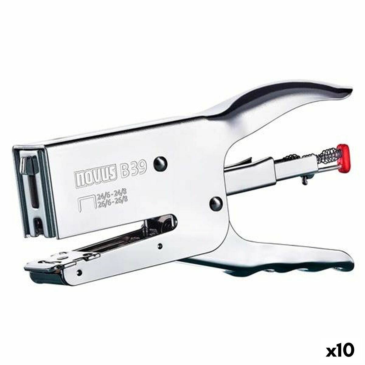 Grapadora Novus B 39 Plateado (10 Unidades)