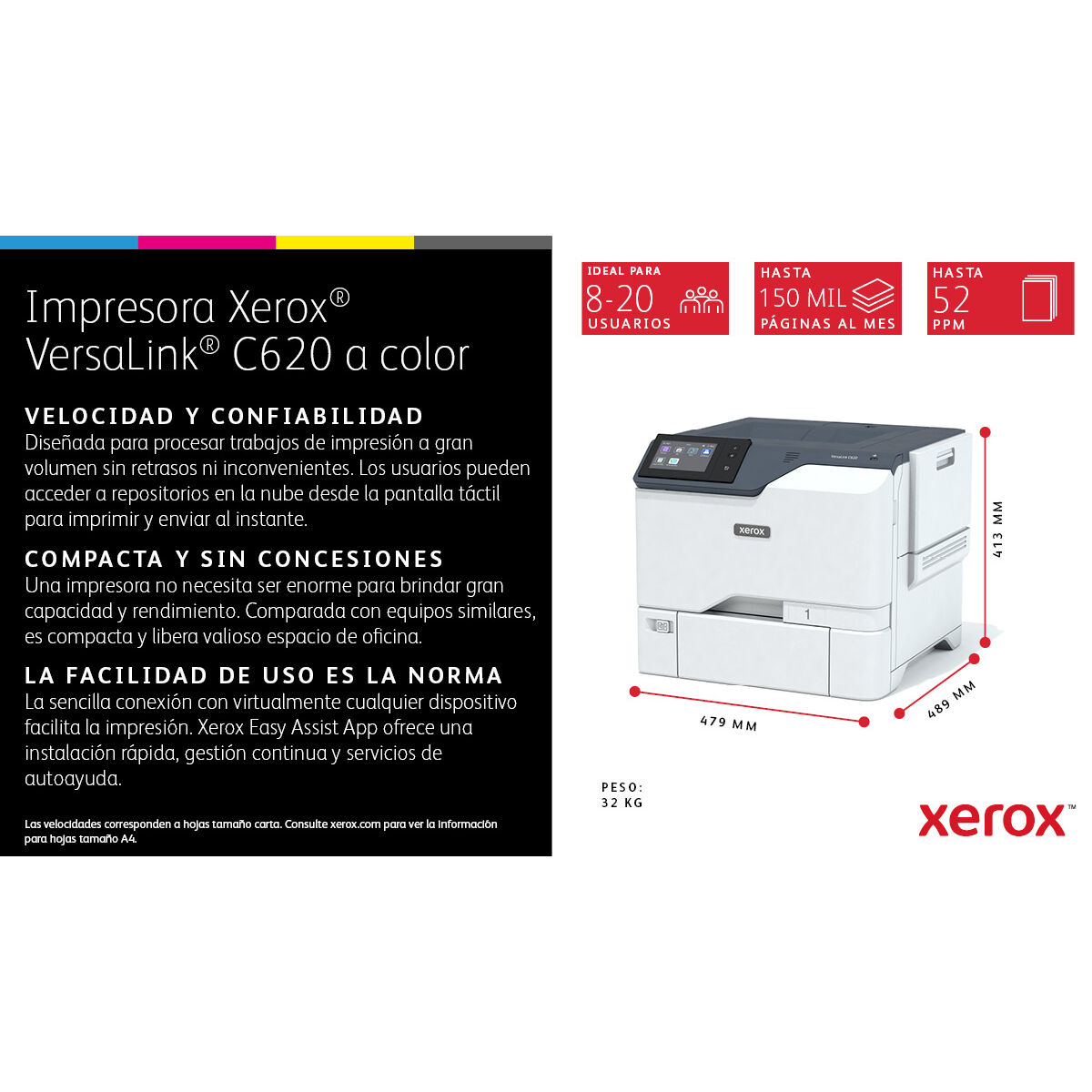 Impresora Láser Xerox C620V_DN