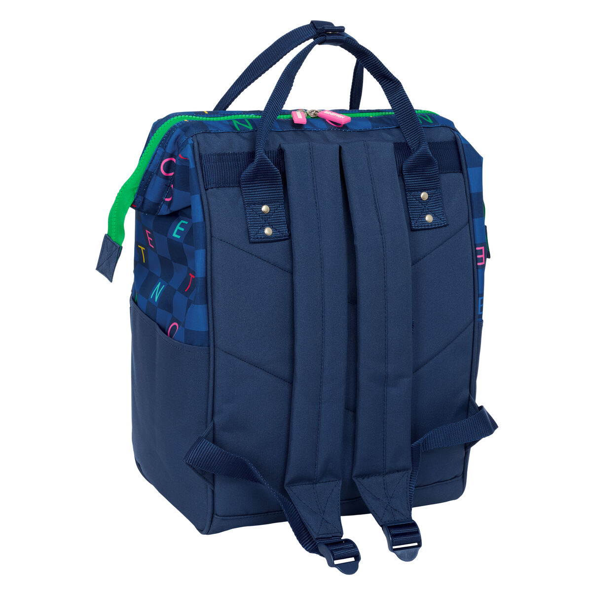 Mochila Escolar Benetton benetton Azul marino 27 x 40 x 19 cm