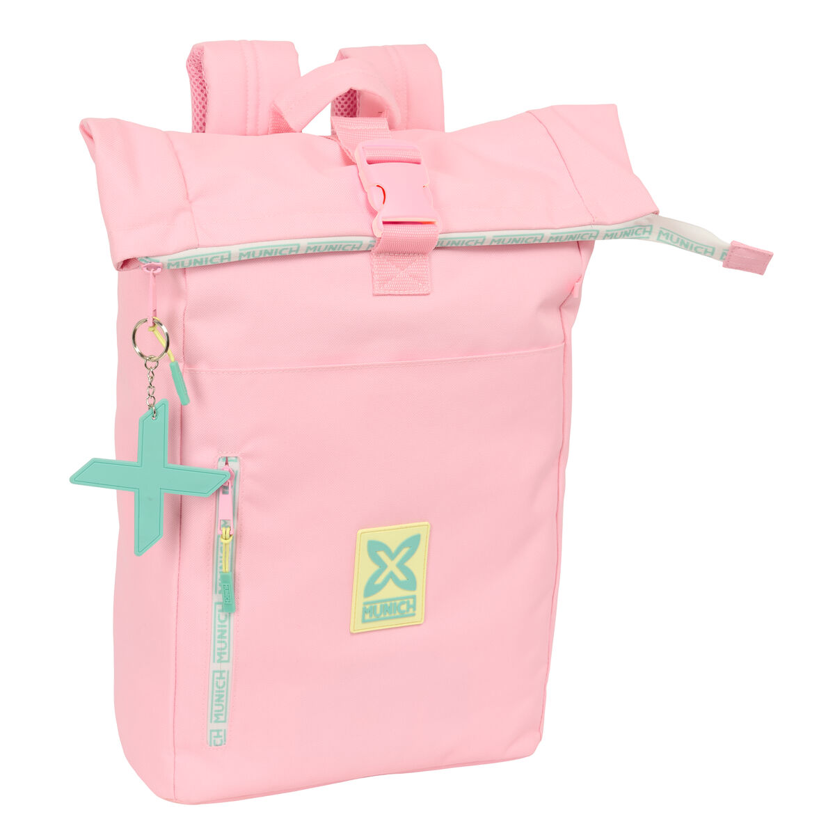 Mochila Escolar Munich Candy Rosa 28 x 42 x 13 cm