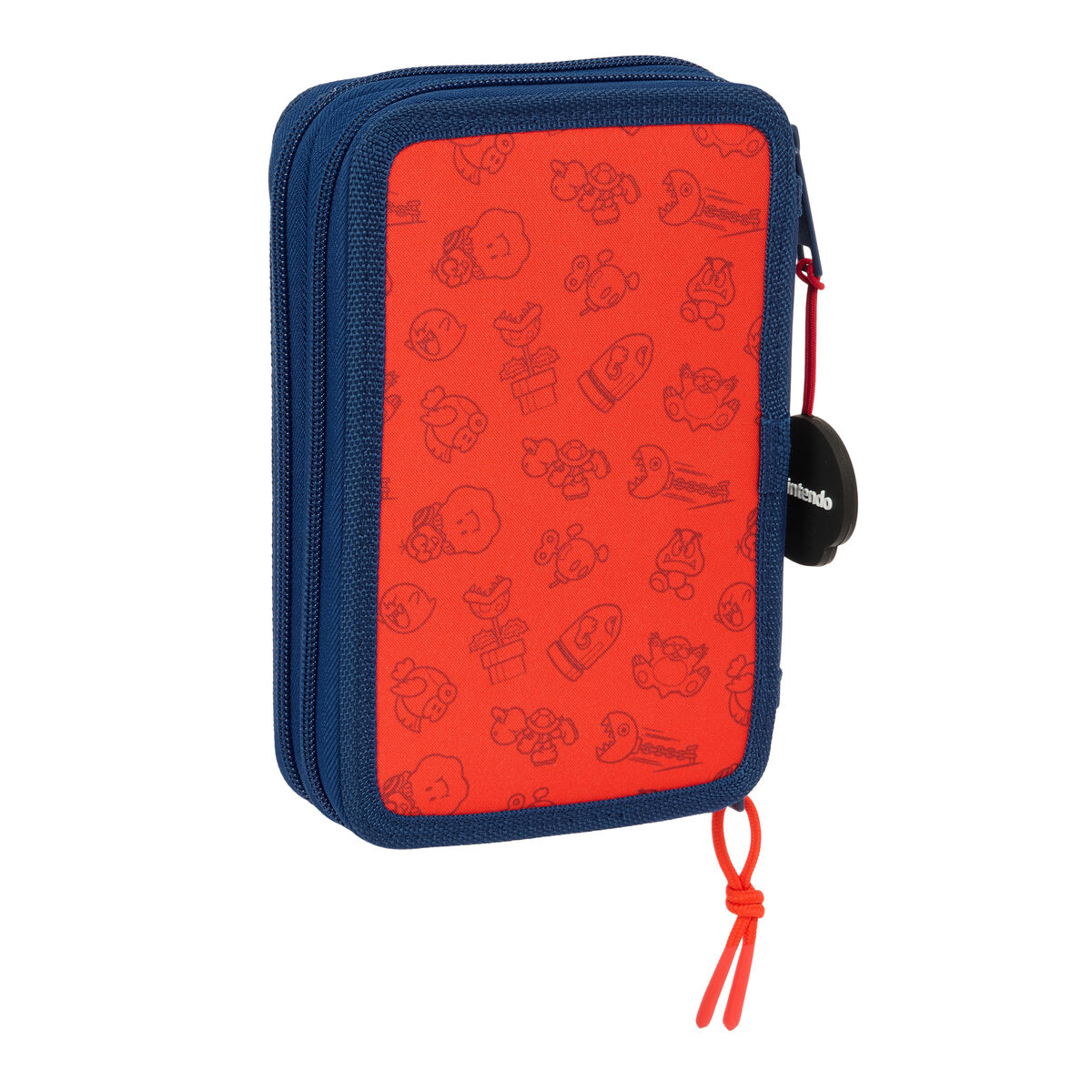 Portatodo Super Mario Trick Rojo Azul oscuro 12.5 x 19.5 x 4 cm 29 Piezas