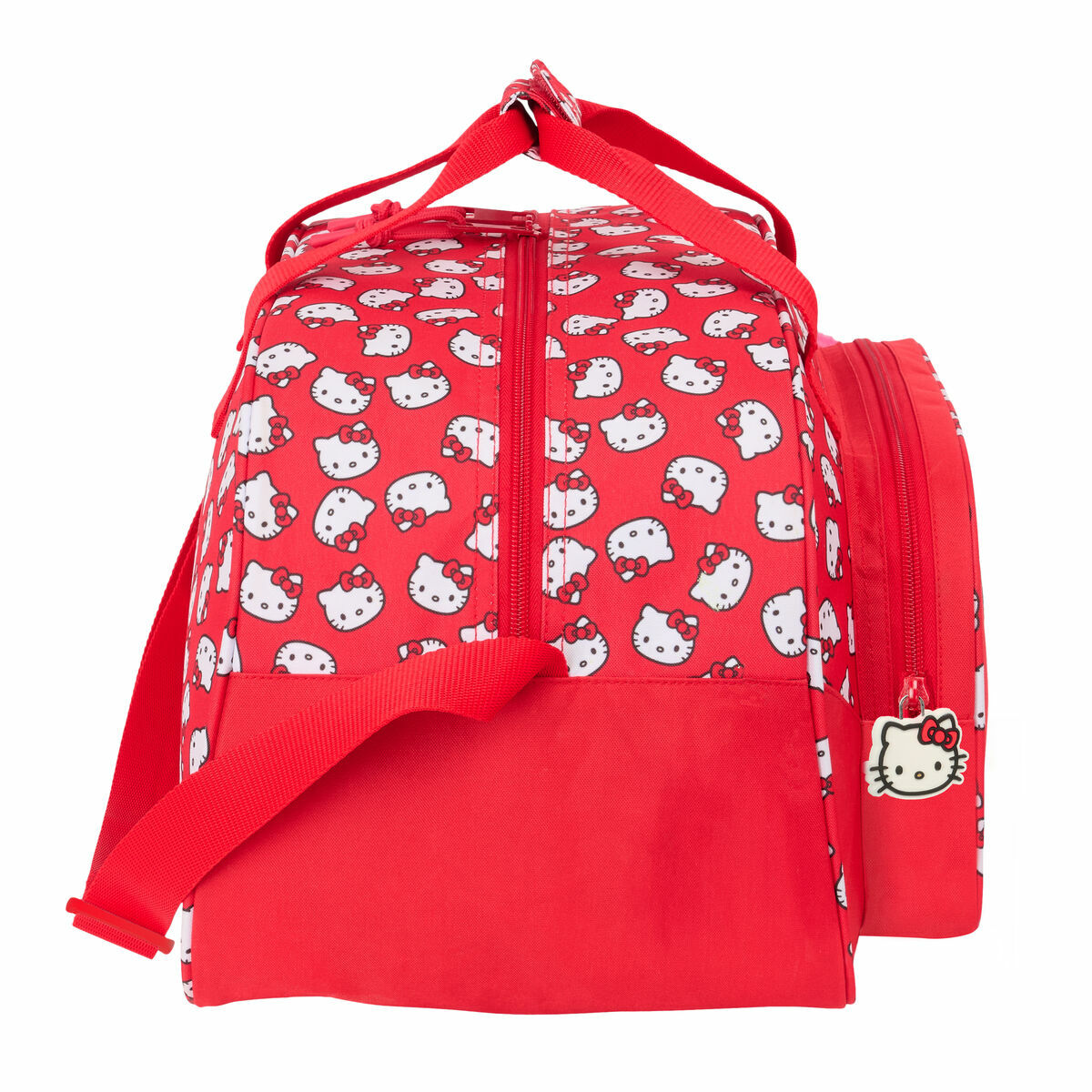 Bolsa de Deporte Hello Kitty Iconic Blanco Rojo 40 x 24 x 23 cm