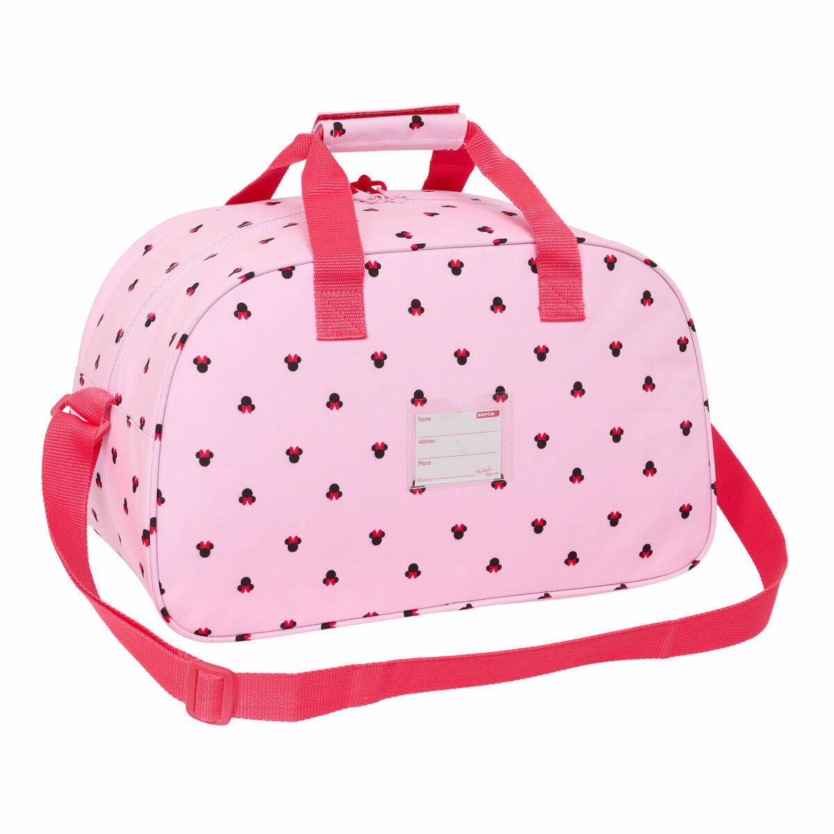 Bolsa de Deporte Minnie Mouse Naive Rosa 40 x 24 x 23 cm