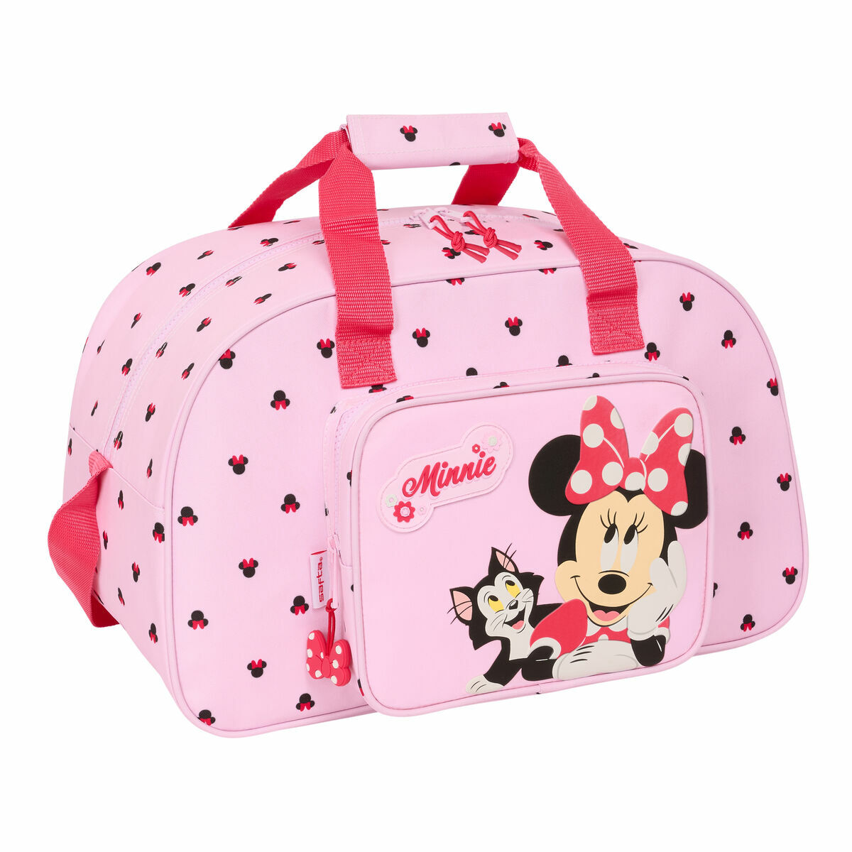 Bolsa de Deporte Minnie Mouse Naive Rosa 40 x 24 x 23 cm