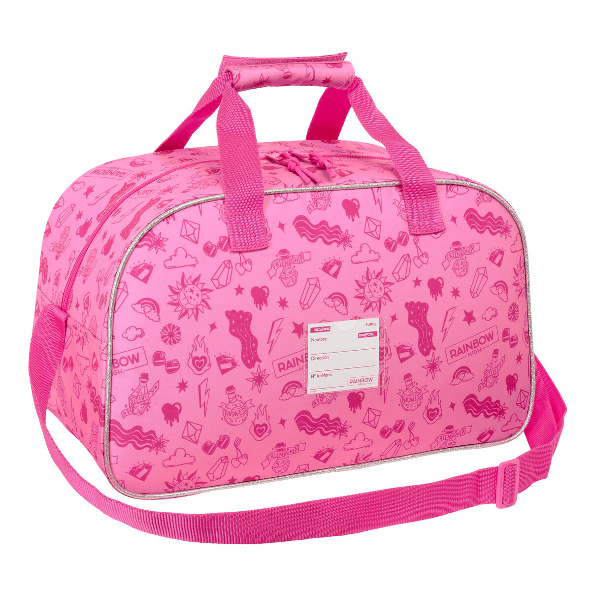 Bolsa de Deporte Rainbow High Shine Multicolor 40 x 24 x 23 cm