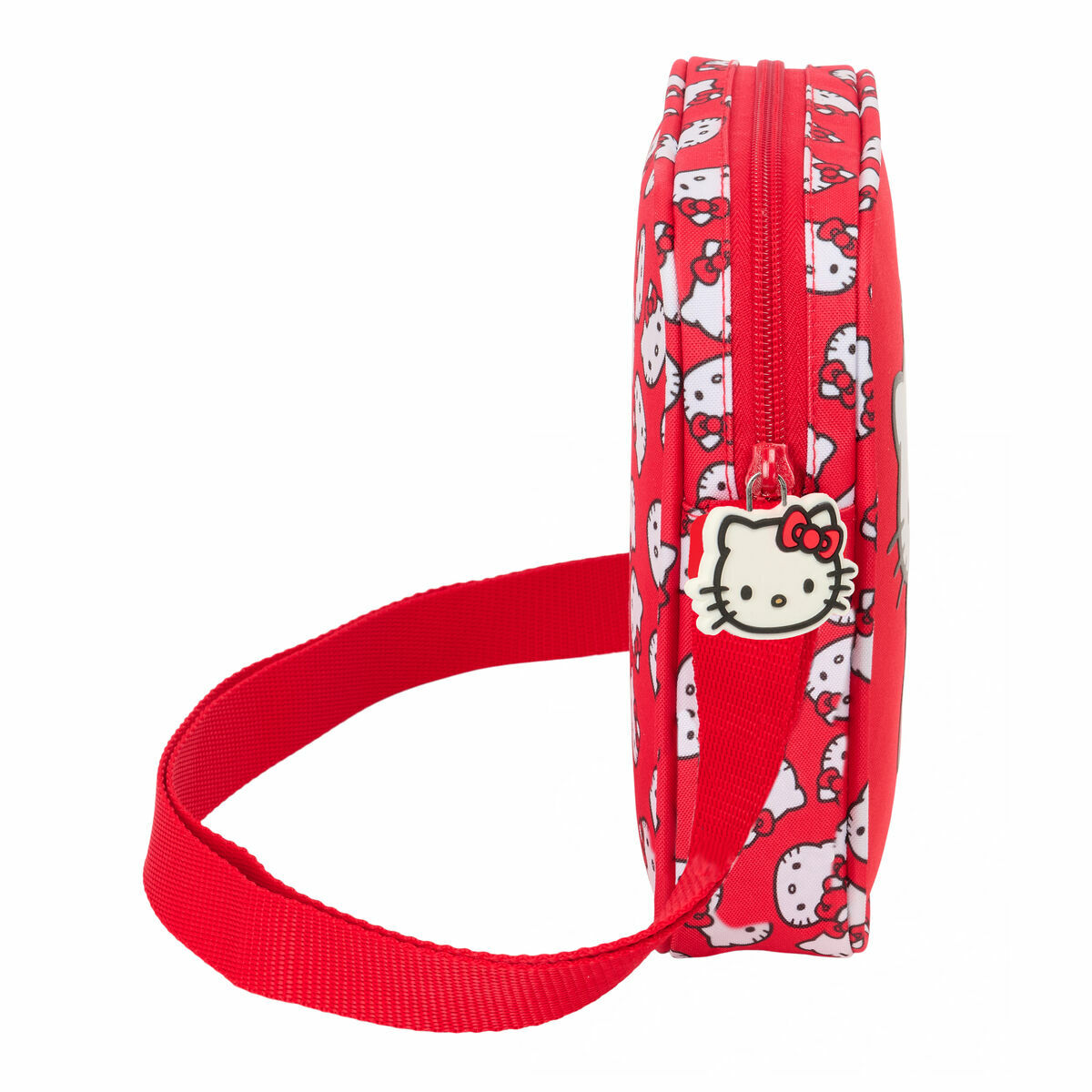 Bolso Bandolera Hello Kitty Iconic Rojo 16 x 18 x 4 cm