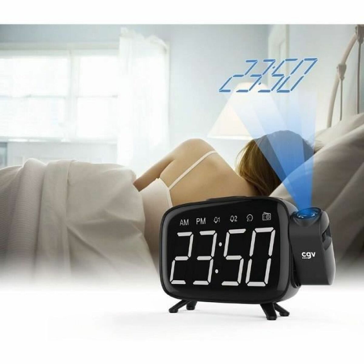 Radio Despertador CGV CR-P10