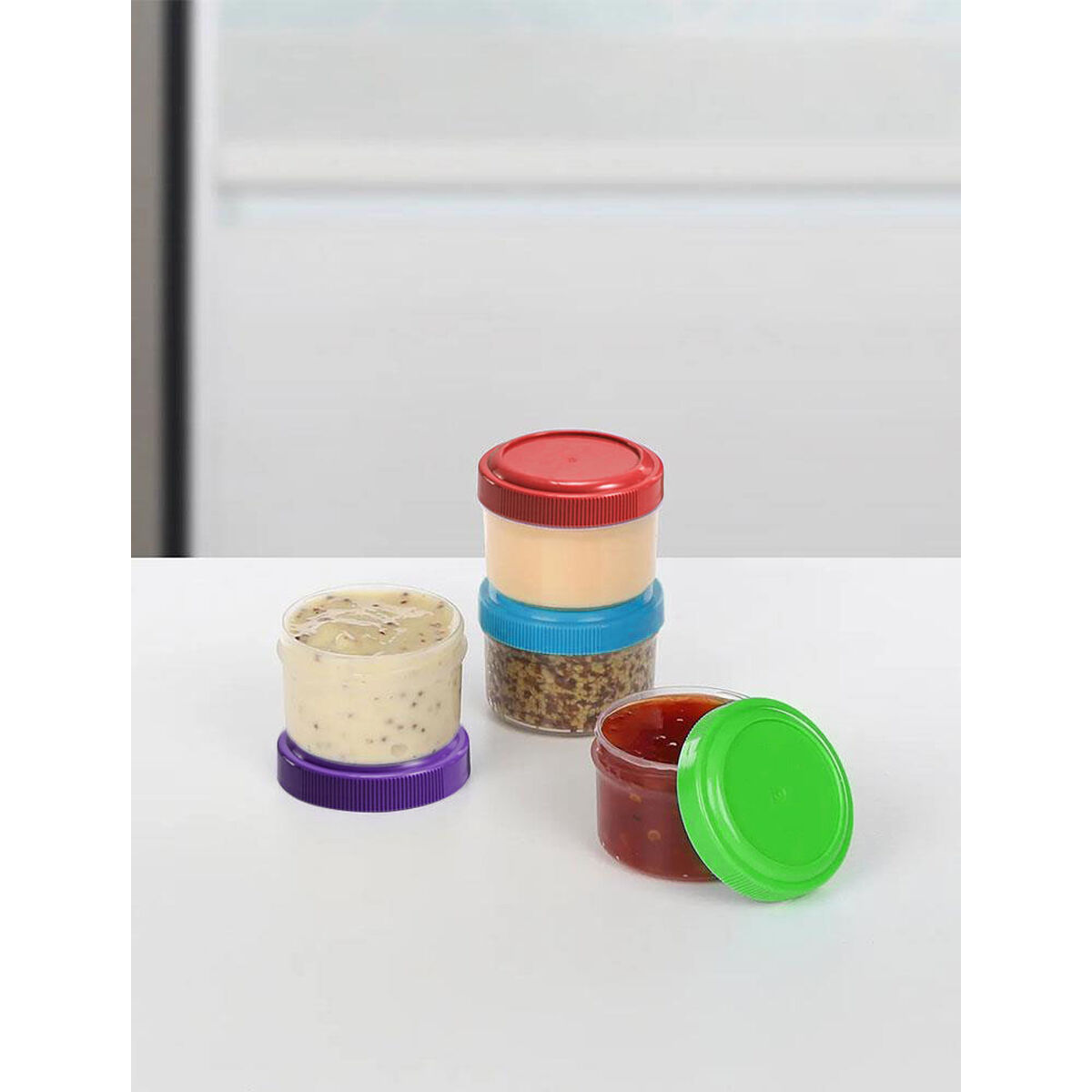 Set de Fiambreras Privilege 35 ml Ø 4,5 x 3 cm 6 Piezas (24 Unidades)