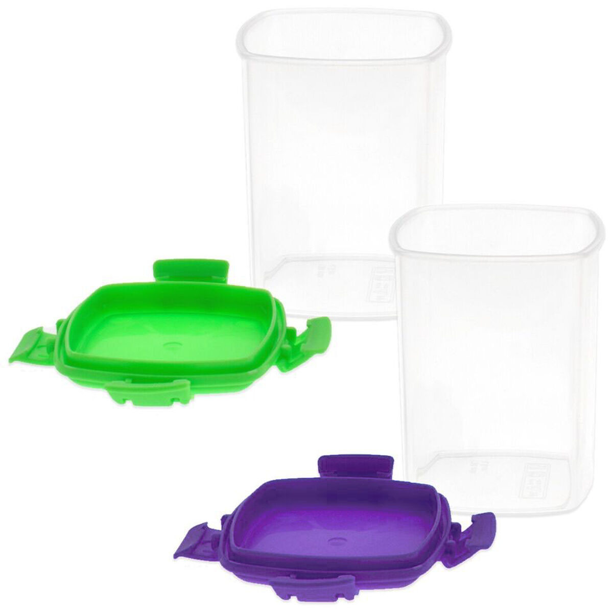 Set de Fiambreras Privilege 140 ml 6,8 x 5 x 5 cm 3 Piezas (24 Unidades)