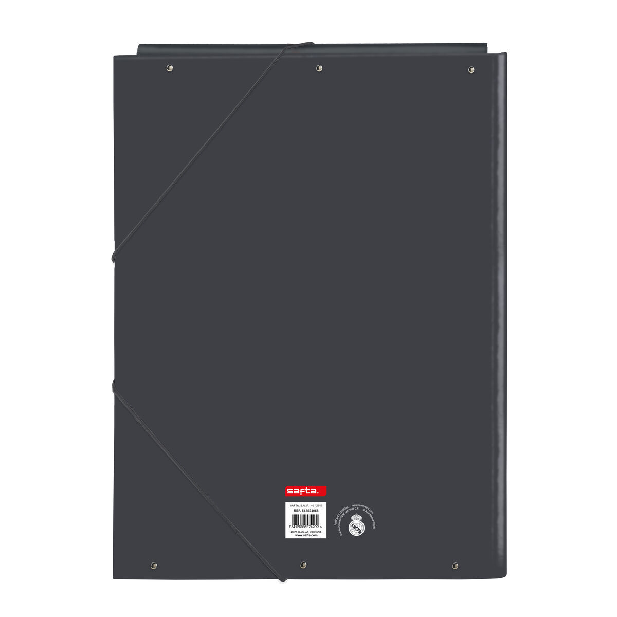 Carpeta Portafolios Real Madrid C.F. Gris A4