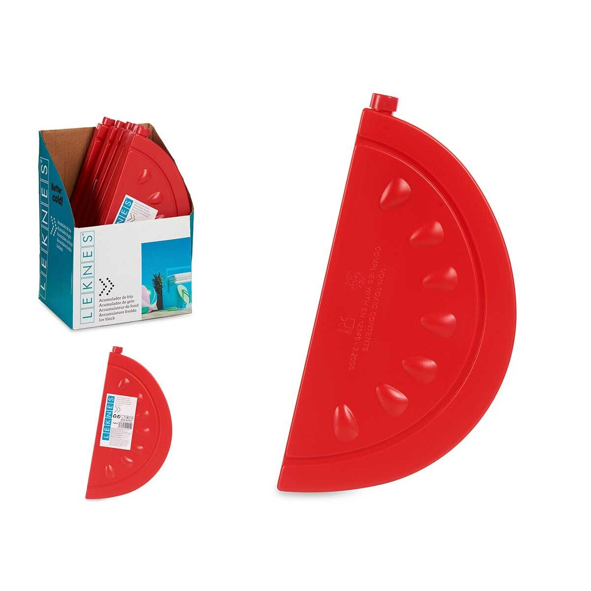 Acumulador de Frío Leknes 200 ml 11 x 1,5 x 22 cm 22 x 1,5 x 11 cm (6 Unidades)