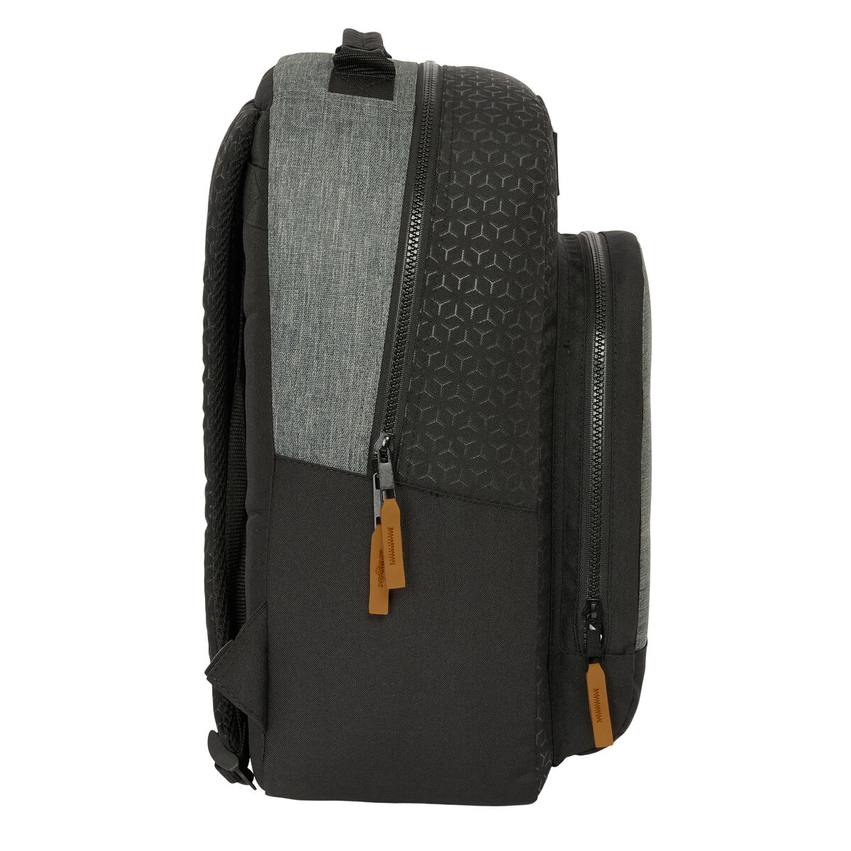 Mochila Escolar BlackFit8 Old school Negro Gris 32 x 42 x 15 cm