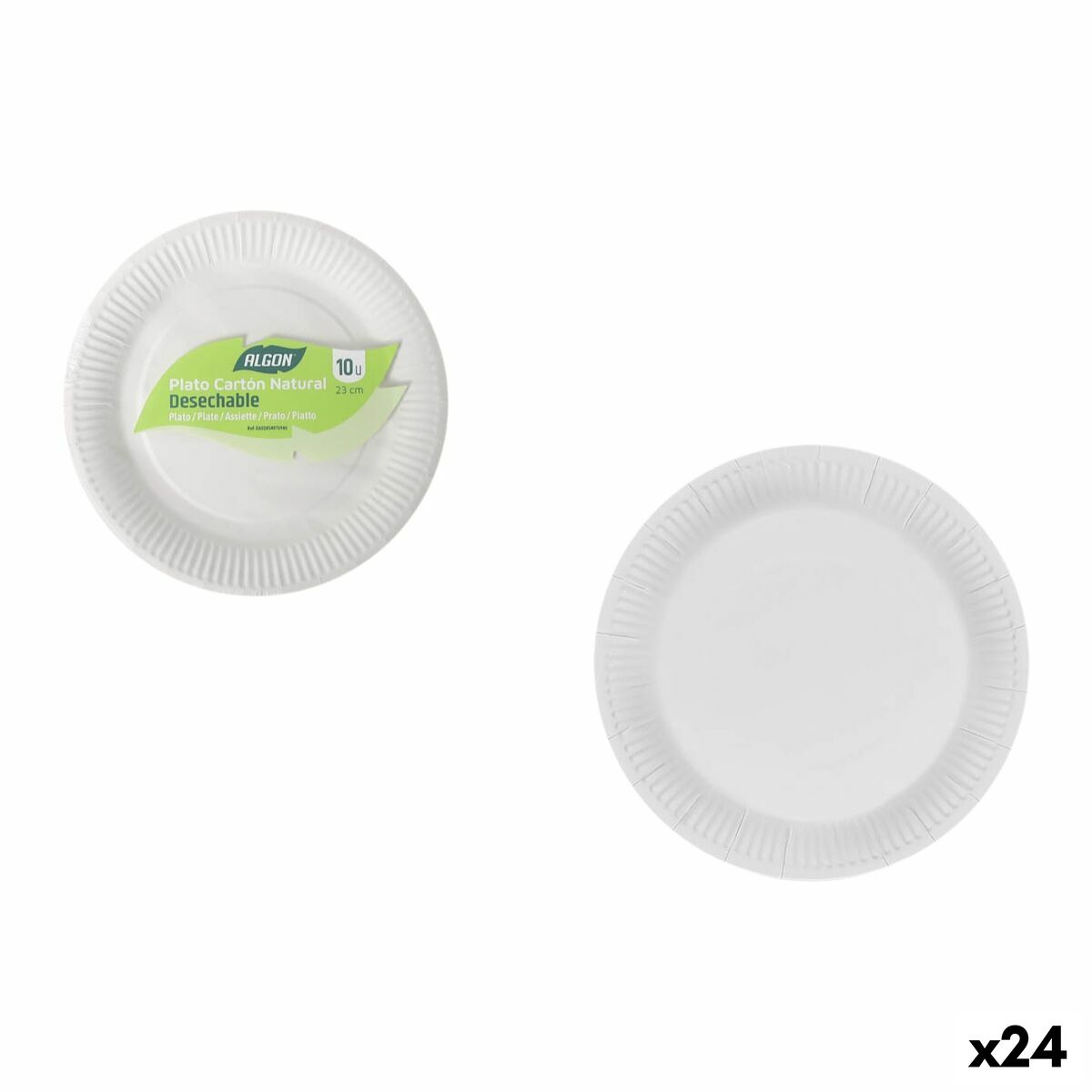 Set de Platos Inde 23 cm 10 Piezas (24 Unidades)