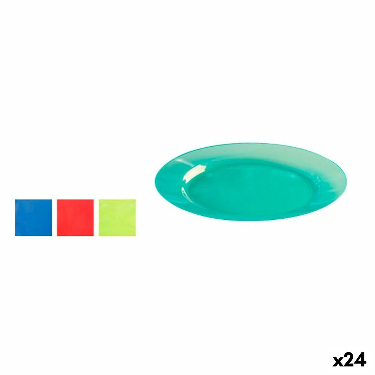 Set de Platos Algon Ø 19 cm 4 Piezas (24 Unidades)