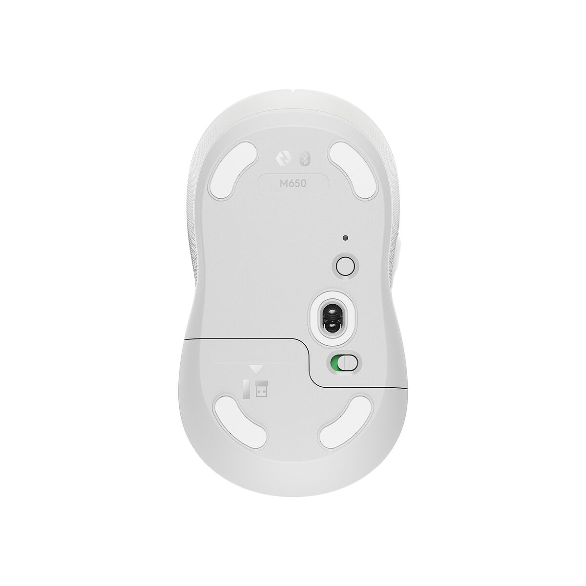 Ratón Inalámbrico Logitech M650 Blanco 2000 dpi