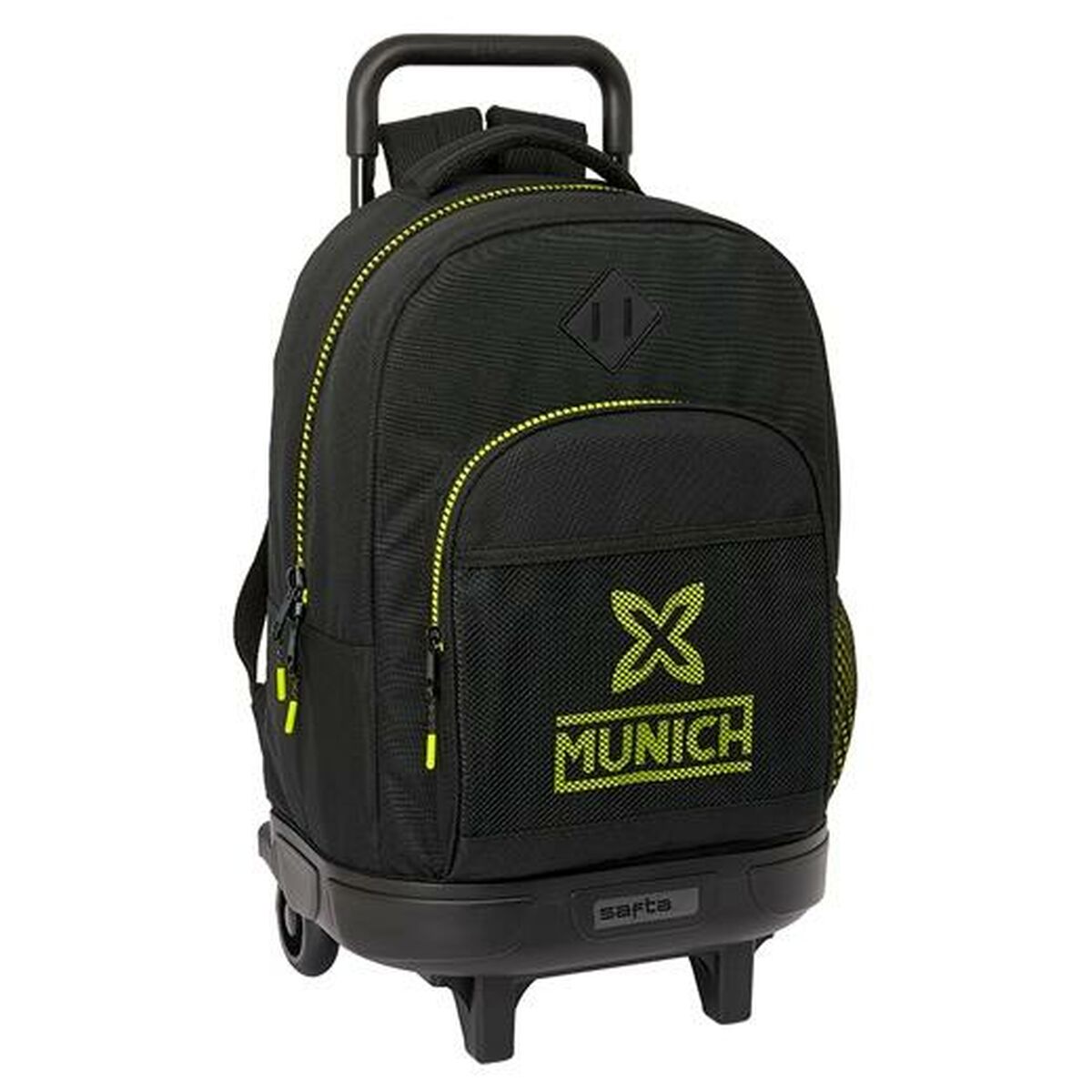 Mochila Escolar con Ruedas Munich Beat Negro 33 x 22 x 45 cm