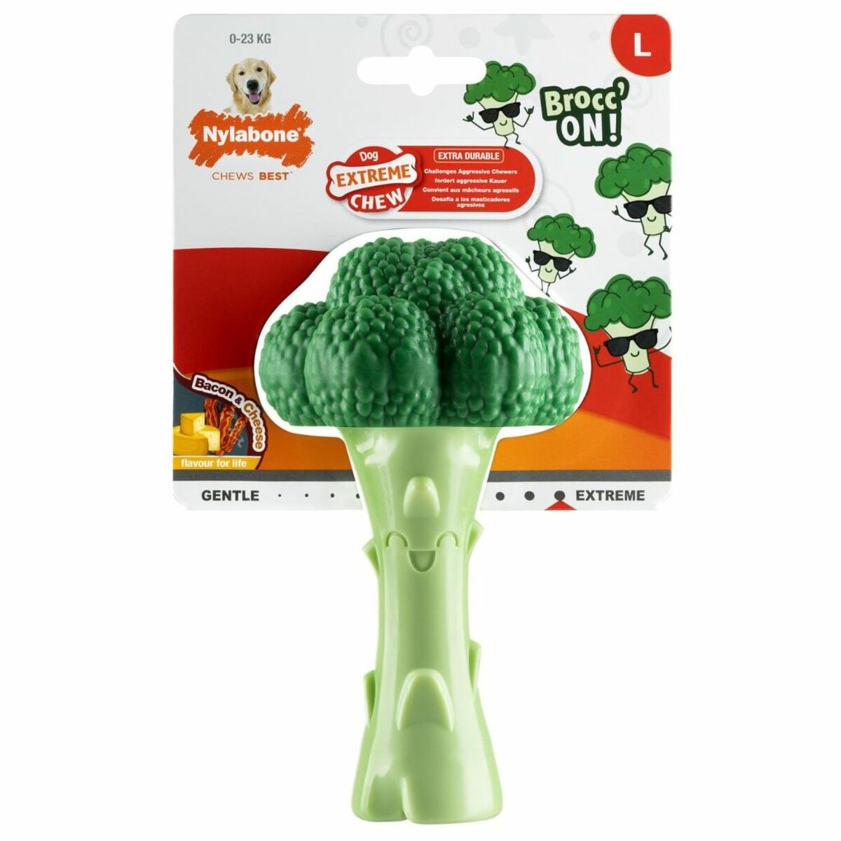 Juguete para perros Nylabone Verde Artificial L