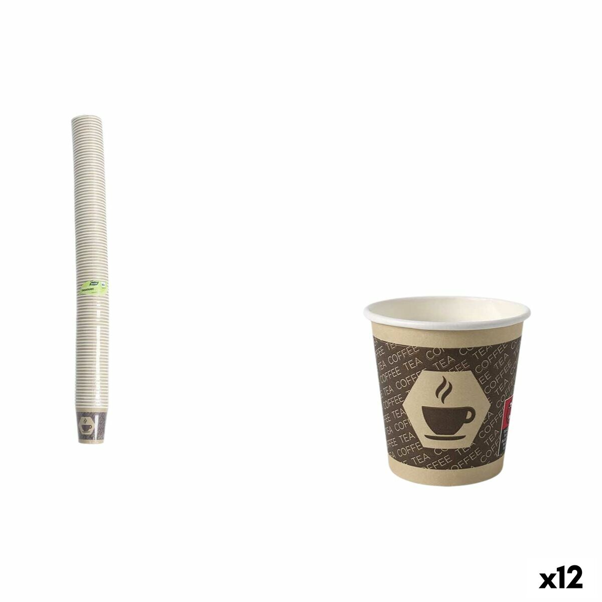 Set de Vasos Inde 120 ml 100 Piezas (12 Unidades)