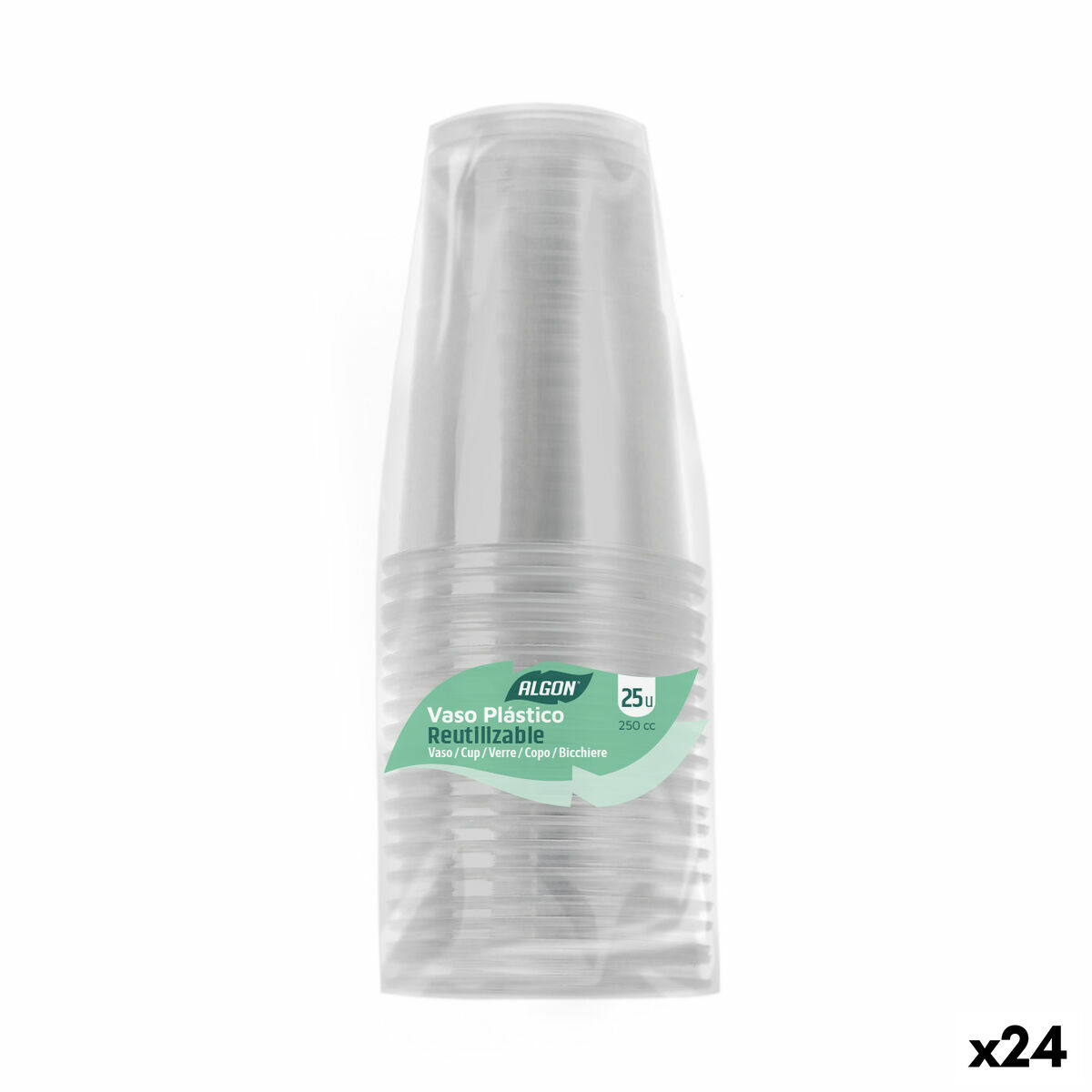 Set de Vasos Inde 250 ml 25 Piezas (24 Unidades)