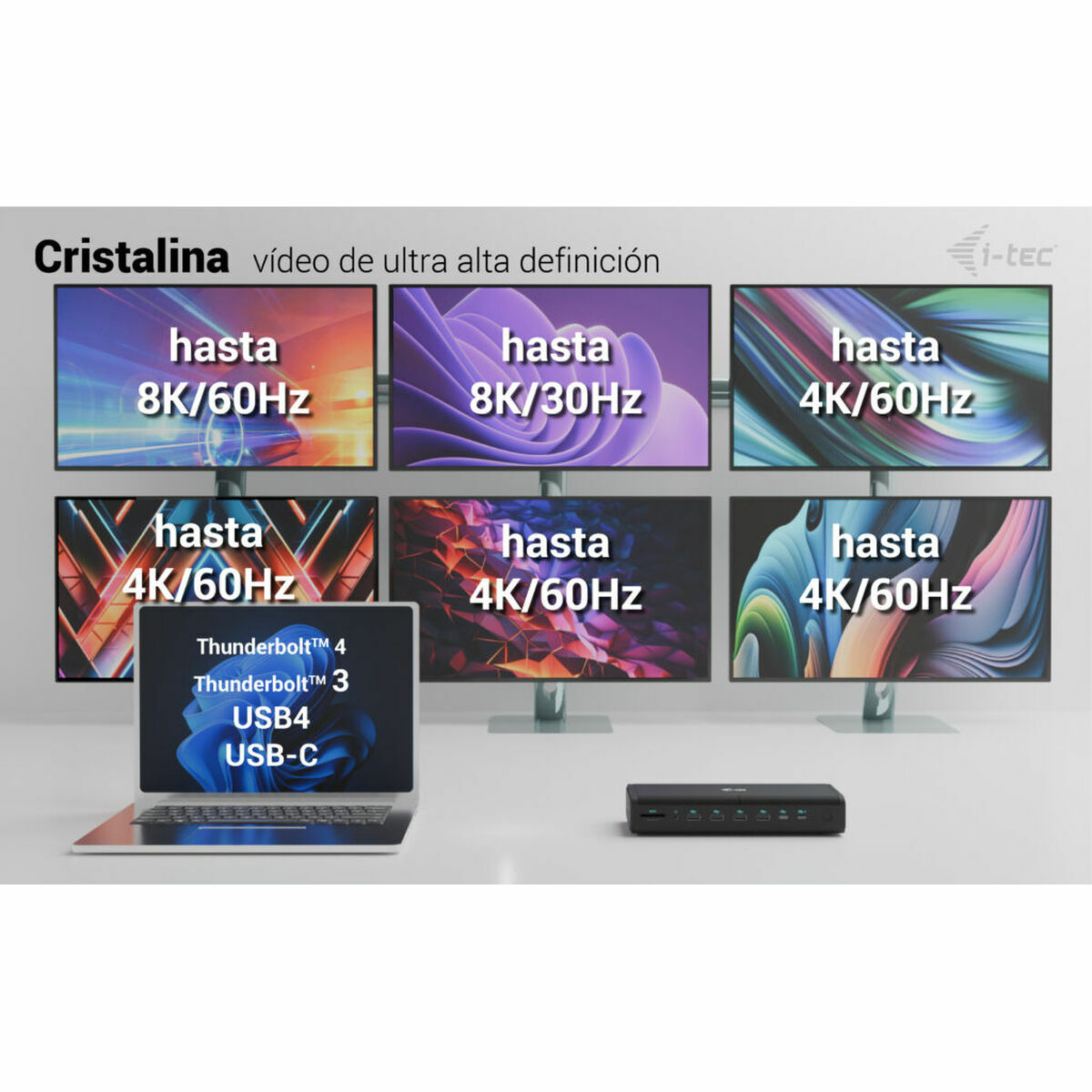 Dockstation i-Tec CA6MONITORDOCKPD