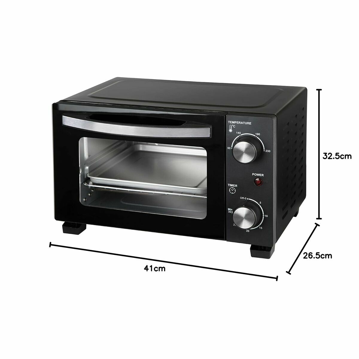 Mini Horno Eléctrico JATA HN910       10L