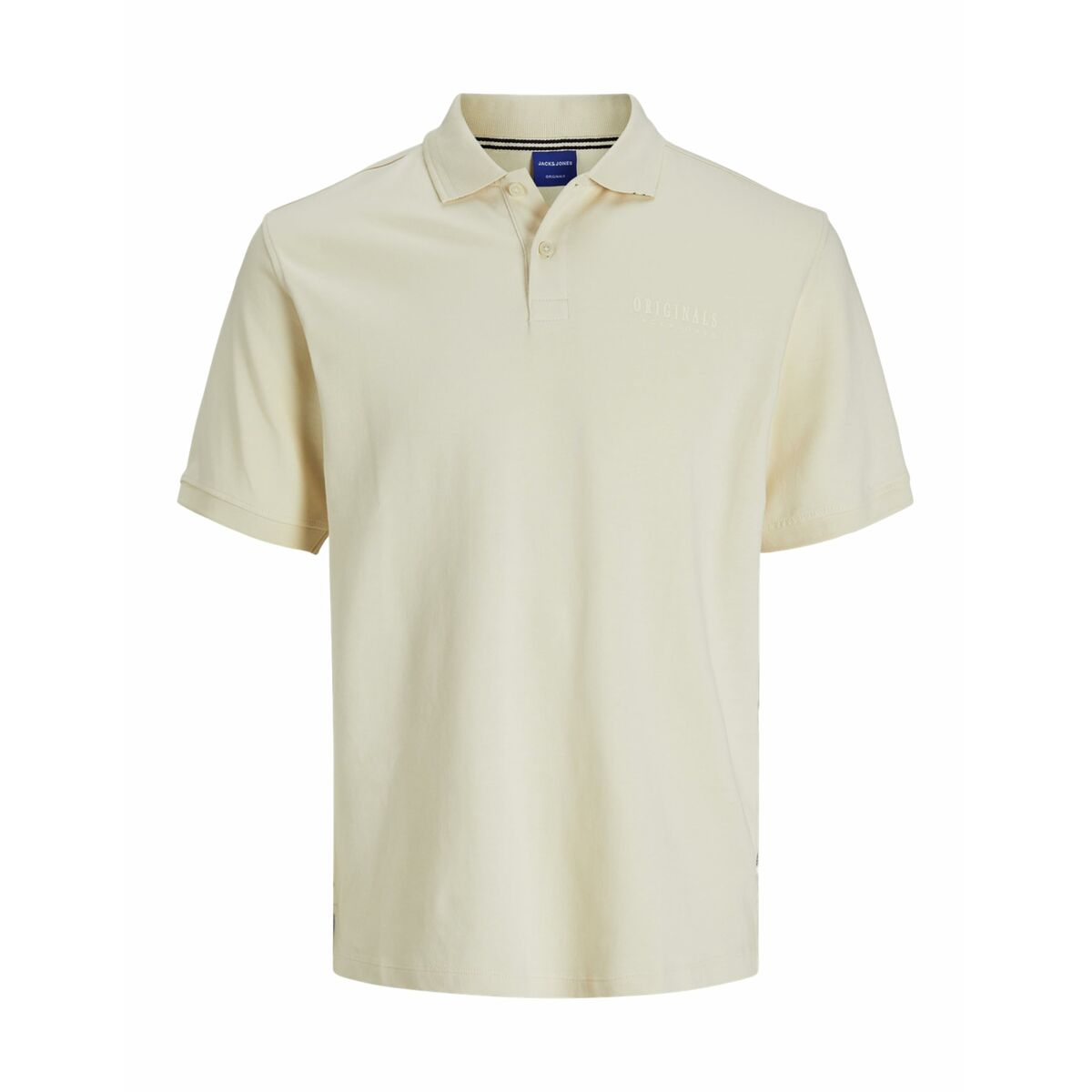 Polo de Manga Corta Hombre Jack & Jones JORFREDERIKSBERG Beige