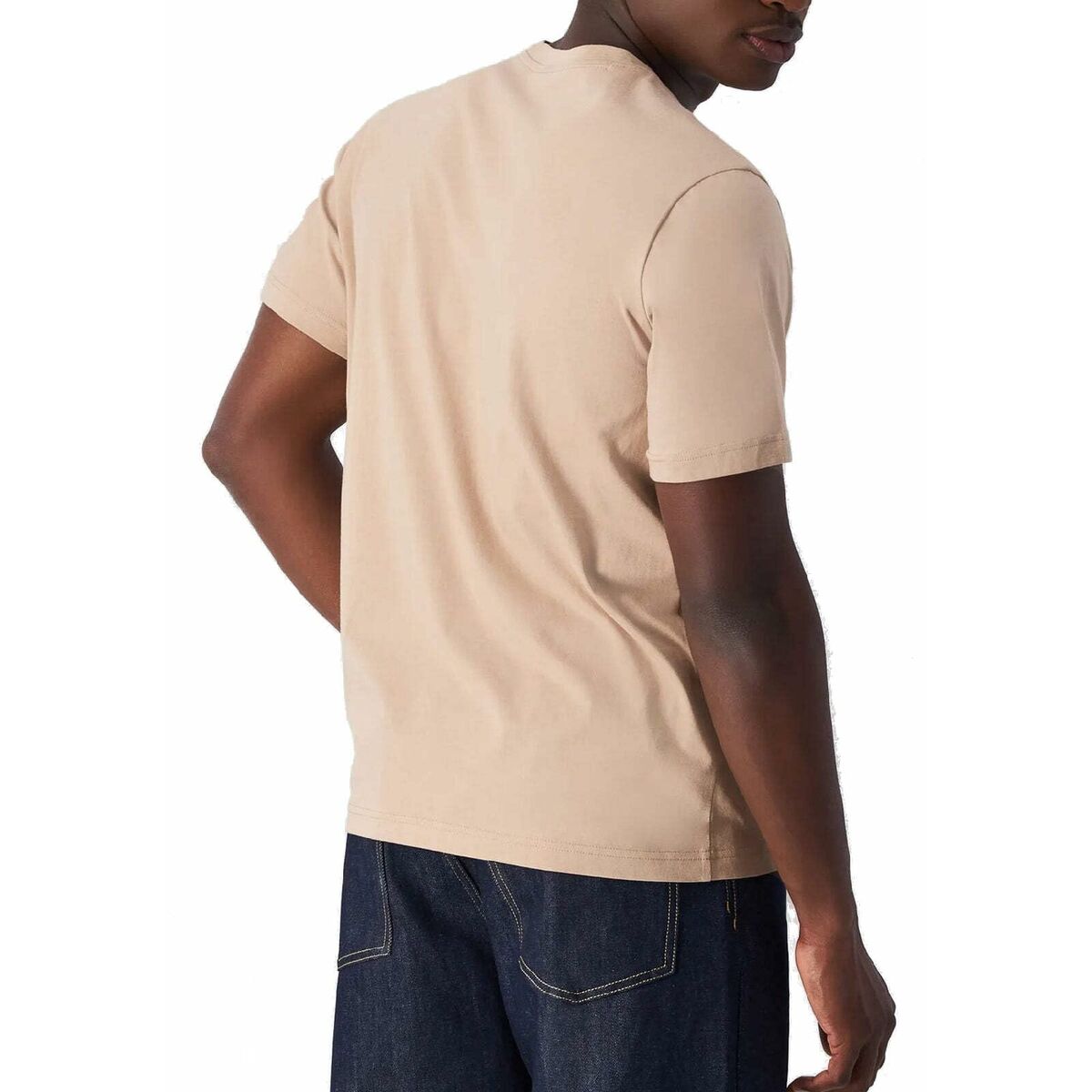 Camiseta de Manga Corta Hombre Champion 220273 NATL Beige