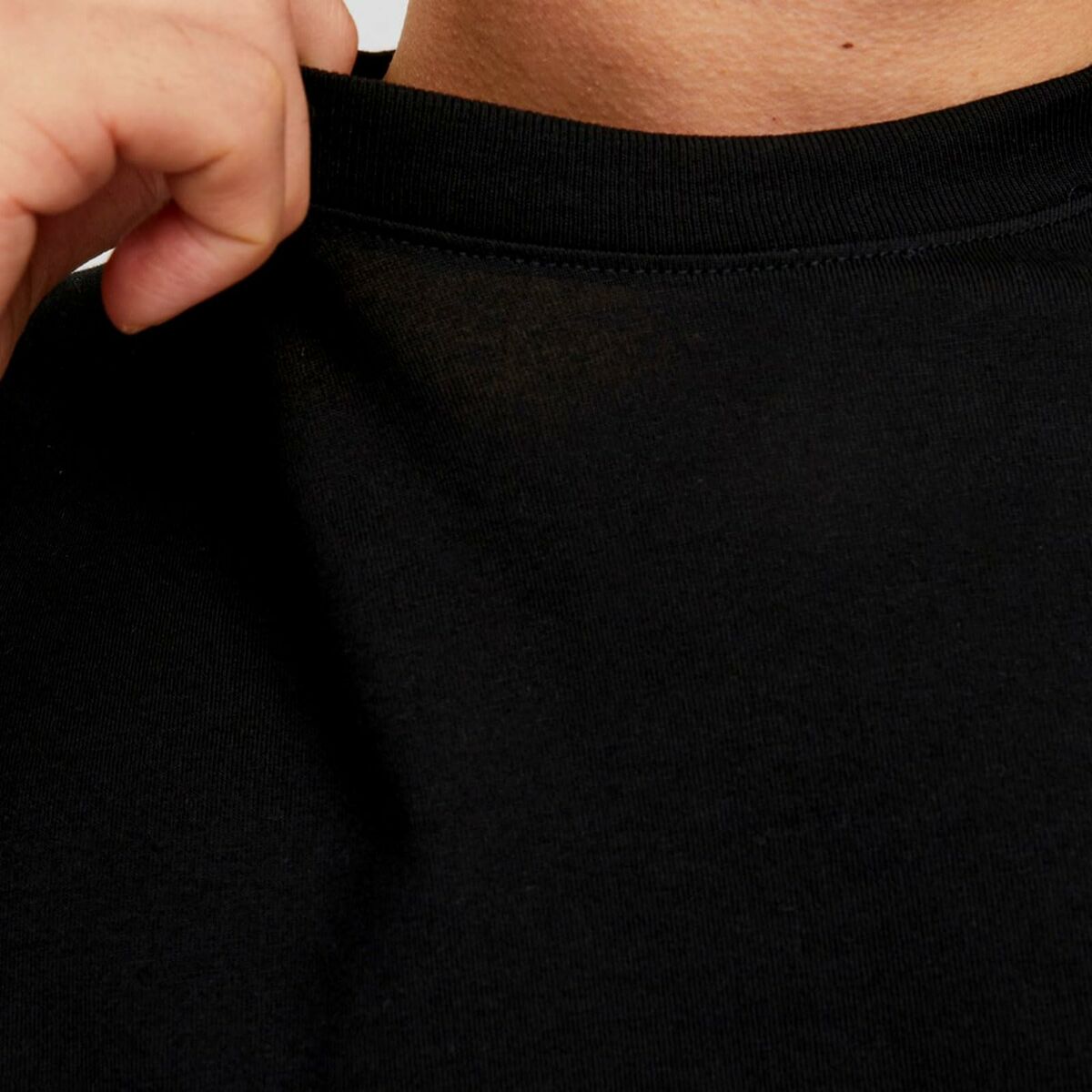 Camiseta de Manga Corta Hombre Jack & Jones JORVESTERBRO TEE SS 12240121 Negro