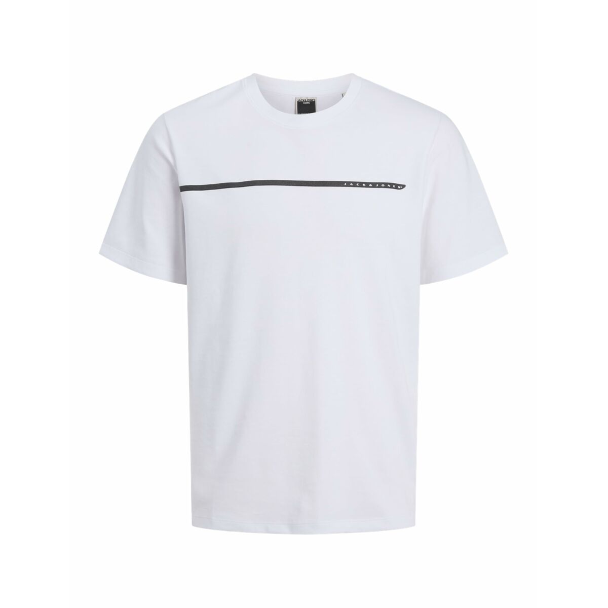 Camiseta de Manga Corta Hombre Jack & Jones JCOFUSION FULL BRANDING 12273120 Blanco